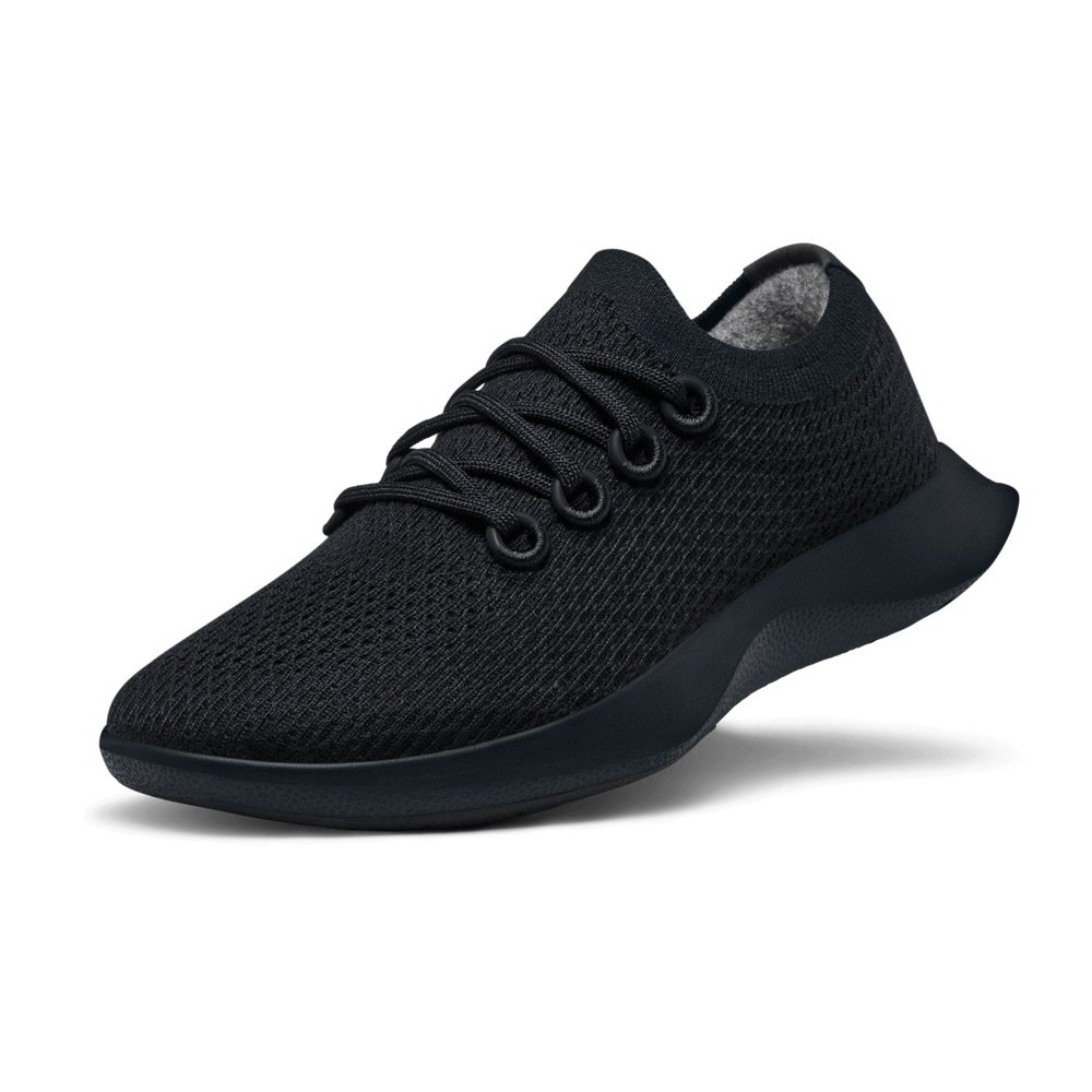 Allbirds Men's Running Shoes Black - Tree Dashers - 25913EONY